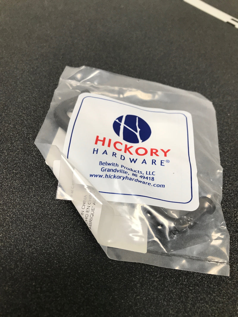 Hickory Hardware P3051-BM Williamsburg 3-3/4" Center to Center Traditional Rustic Farmhouse Cabinet Handle / Drawer Pull - Black Mist