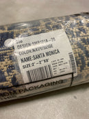Jonathan y SMB121A-28 Tuscany Ornate Medallions Navy/Beige 2 ft. x 8 ft. Indoor/Outdoor Runner Rug