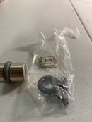 Deltana UFB4505U15 1-1/2 Inch Tall Peg Floor Door Stop - Satin Nickel