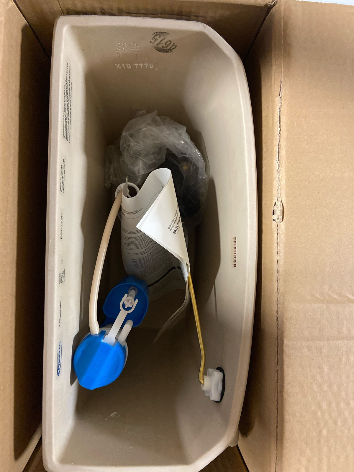 PROFLO PF6112WH Calhoun Toilet Tank Only - Less Seat - White