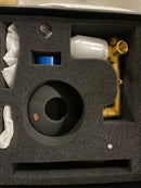 Vigo VG05001MB Olus 1.2 GPM Wall Mounted Widespread Bathroom Faucet - Matte Black