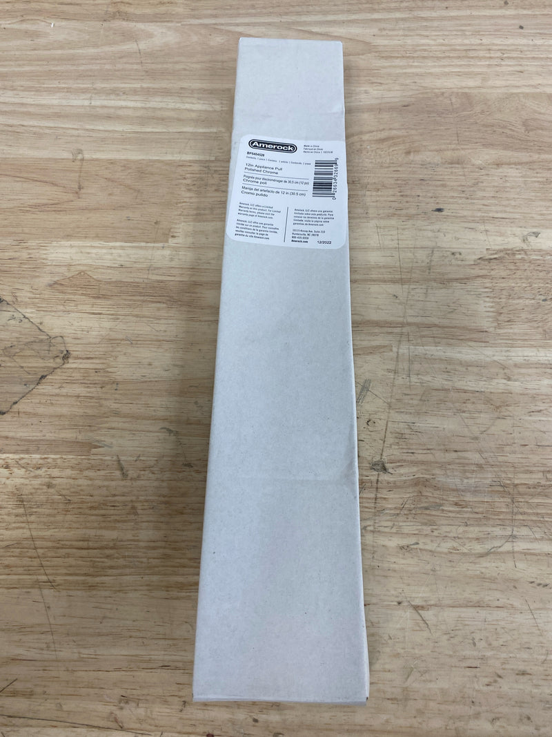 Amerock BP5404526 Monument 12 in. (305mm) Modern Polished Chrome Bar Appliance Pull