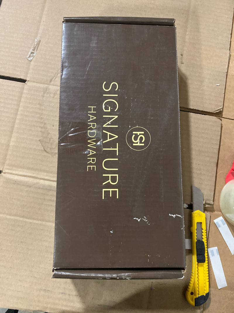 Signature Hardware SHDRWMTFMB Drea Wall Mounted Tub Filler - Matte Black