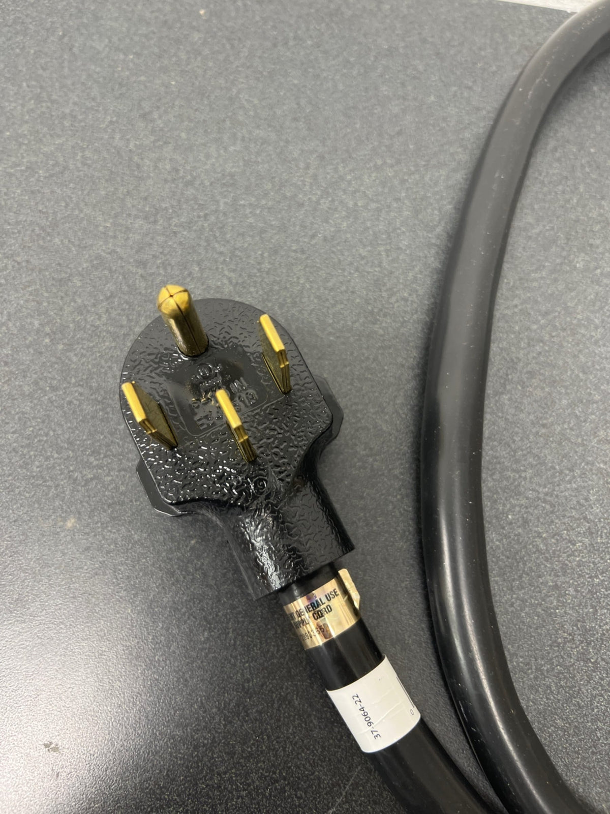 Prime wire and cable rd821024 4 ft. 40a 4-wire range cord - black