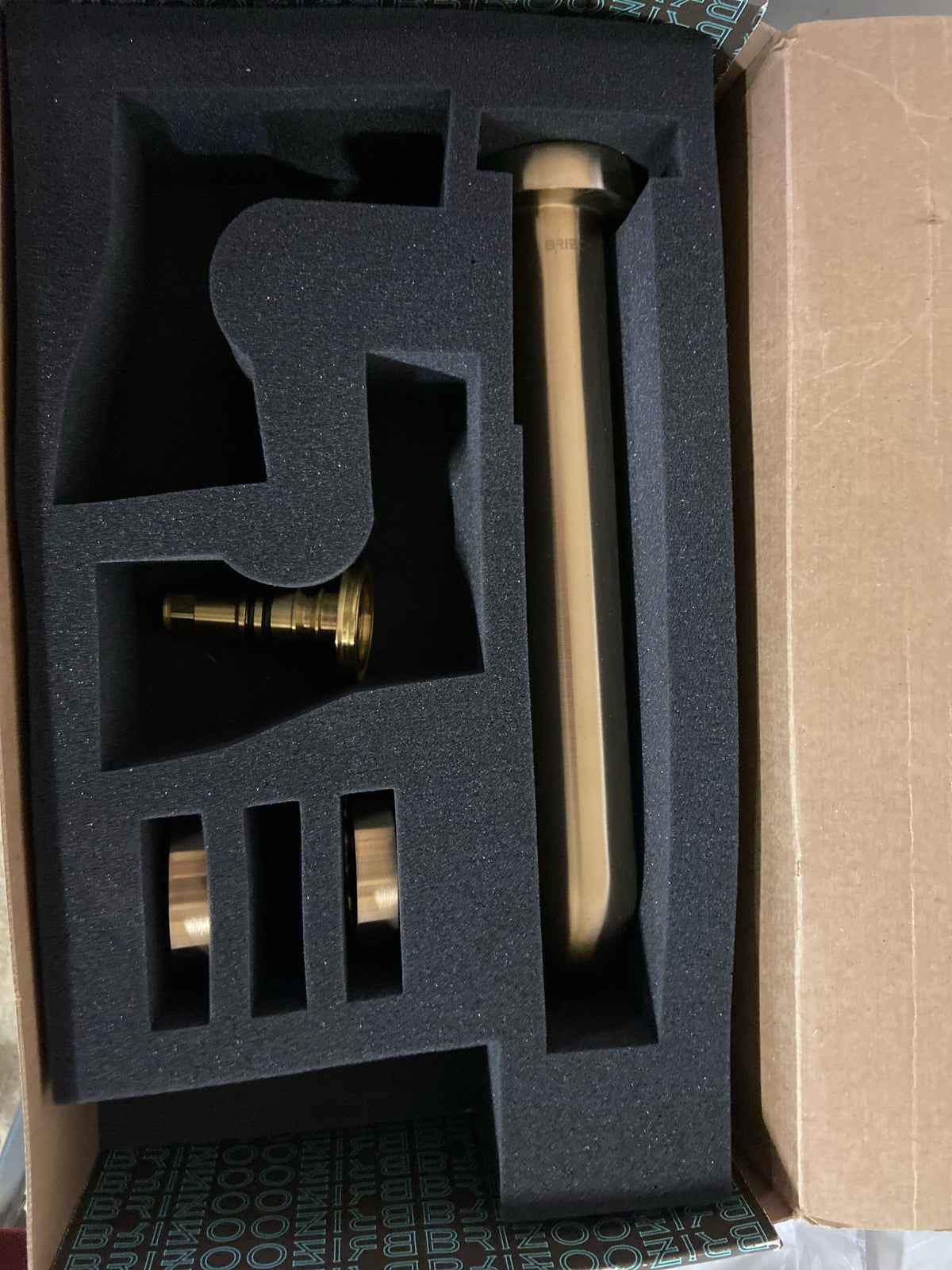 Brizo T70435-GLLHP Litze Wall Mounted Tub Filler - Less Rough In - Luxe Gold