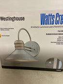 Westinghouse 6360900 Watts Creek 1-Light Galvanized Steel Outdoor Wall Lantern Sconce