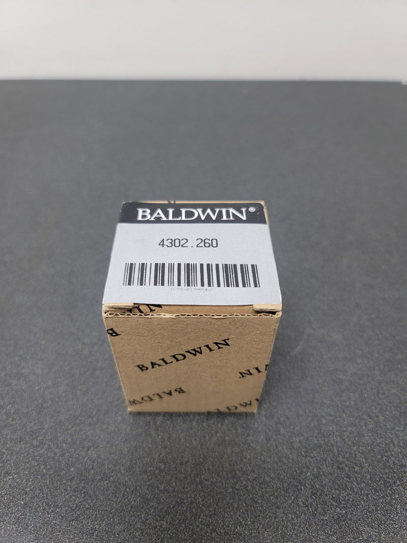 Baldwin 4302260 Crystal 1-3/8 Inch Round Cabinet Knob - Polished Chrome