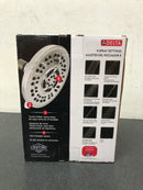 Delta 75899 8-Spray Patterns 1.75 GPM 6 in. Wall Mount Fixed Shower Head in Chrome