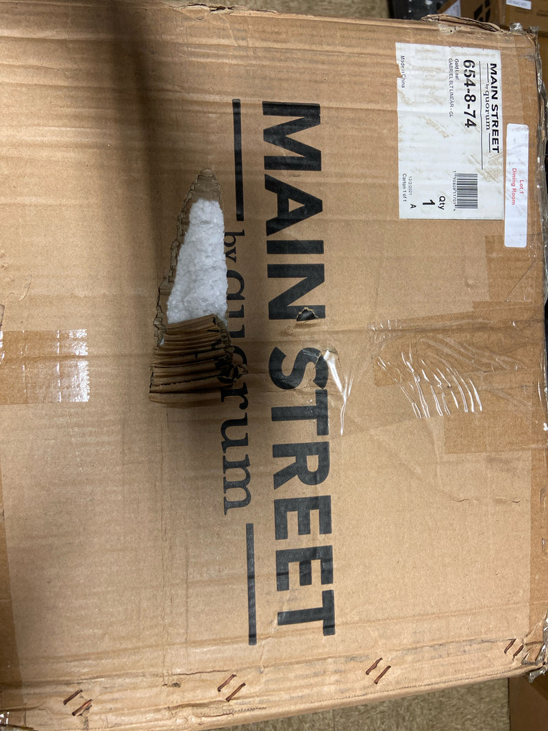 Quorum International 654-8-74 Gabriel 8 Light 45" Wide Chandelier - Gold Leaf