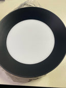 Commercial electric 92021 Flexinstall LED 6 in. Matte Black Dual Band Recessed Ceiling Light for Home with 5CCT + DuoBright Dimming