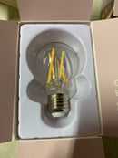 Bulbrite 290125 Single 8 Watt Dimmable A19 Medium (E26) LED Bulb - 800 Lumens, 2200K, and 90CRI - Clear