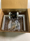 Kwikset 730MIL RDT 26D 6AL RCS Milan Satin Chrome Round Bed/Bath Reversible Door Lever