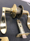 Schlage F10ACC608 Accent Lever Passage, Satin Brass