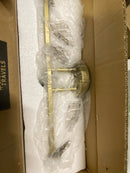 Elegant Lighting LD7322W26BRA Senna 3 Light 26" Wide Vanity Light - Brass / Clear