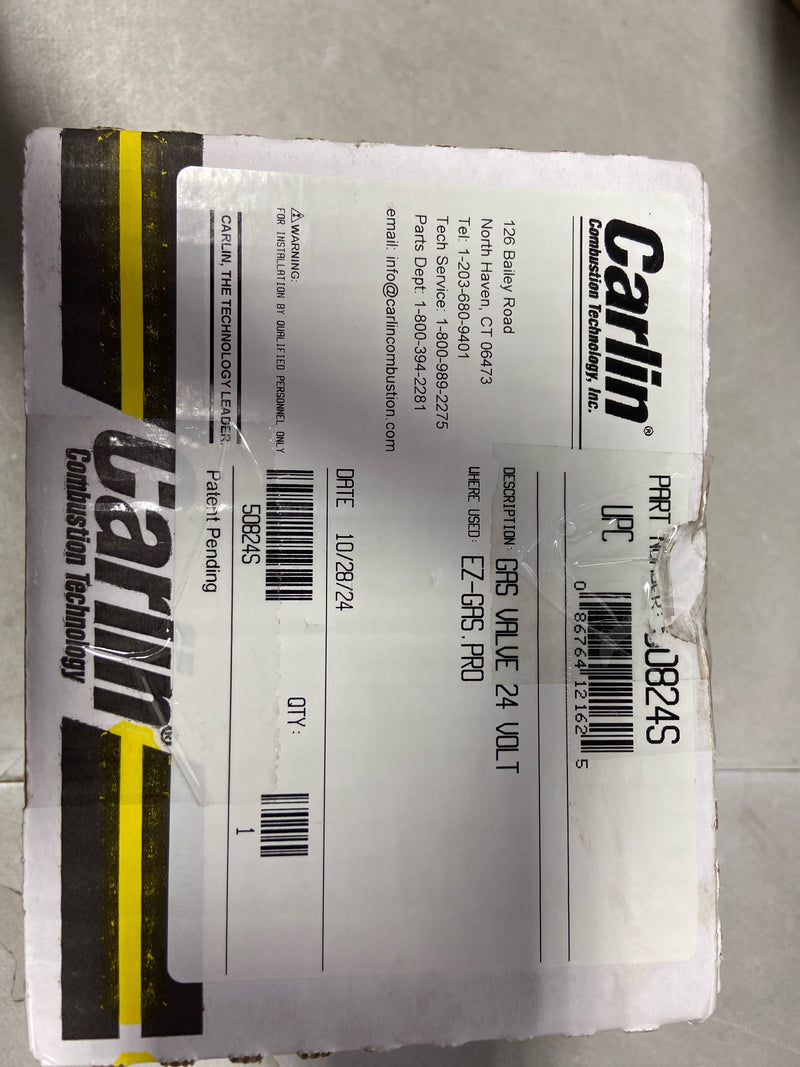 CARLIN 50824 24 Volt Gas Valve
