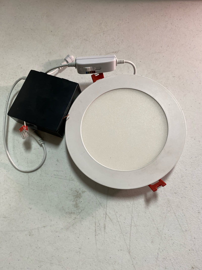 Commercial electric 92332 Premium Series 6 in. LED, 2-Level Lumen Select, Ultraslim Canless Recessed Light, Adjustable CCT