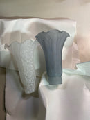 Meyda Tiffany 10171 High Pond Lily 4"W x 6" Tall Lamp Shade - White