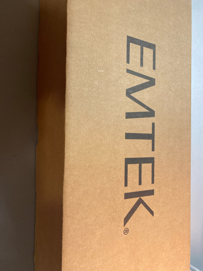 Emtek 4819GVUS19RH Lausanne Right Handed Full Plate Single Cylinder Keyed Entry Handleset with Geneva Interior Lever - Flat Black