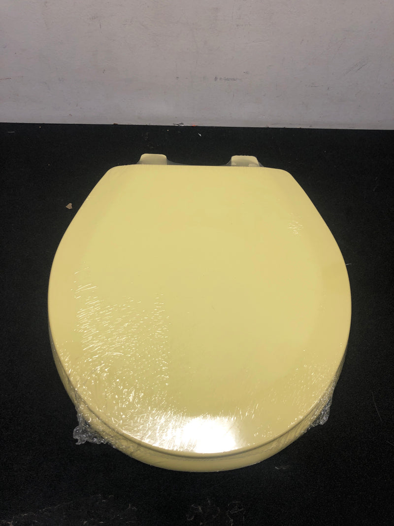 Jones Stephens C3B4R250 Comfort Seats Round Closed-Front Toilet Seat - Citron Yellow