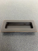 Emtek 220304US10B Modern Rectangular 4 Inch Tall Rectangular Flush Door Pull - Oil Rubbed Bronze
