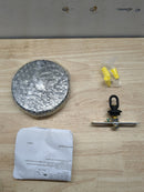 Kichler Camillo 18 Inch 1 Light Hanging Pendant with Clear Seeded Glass in Black