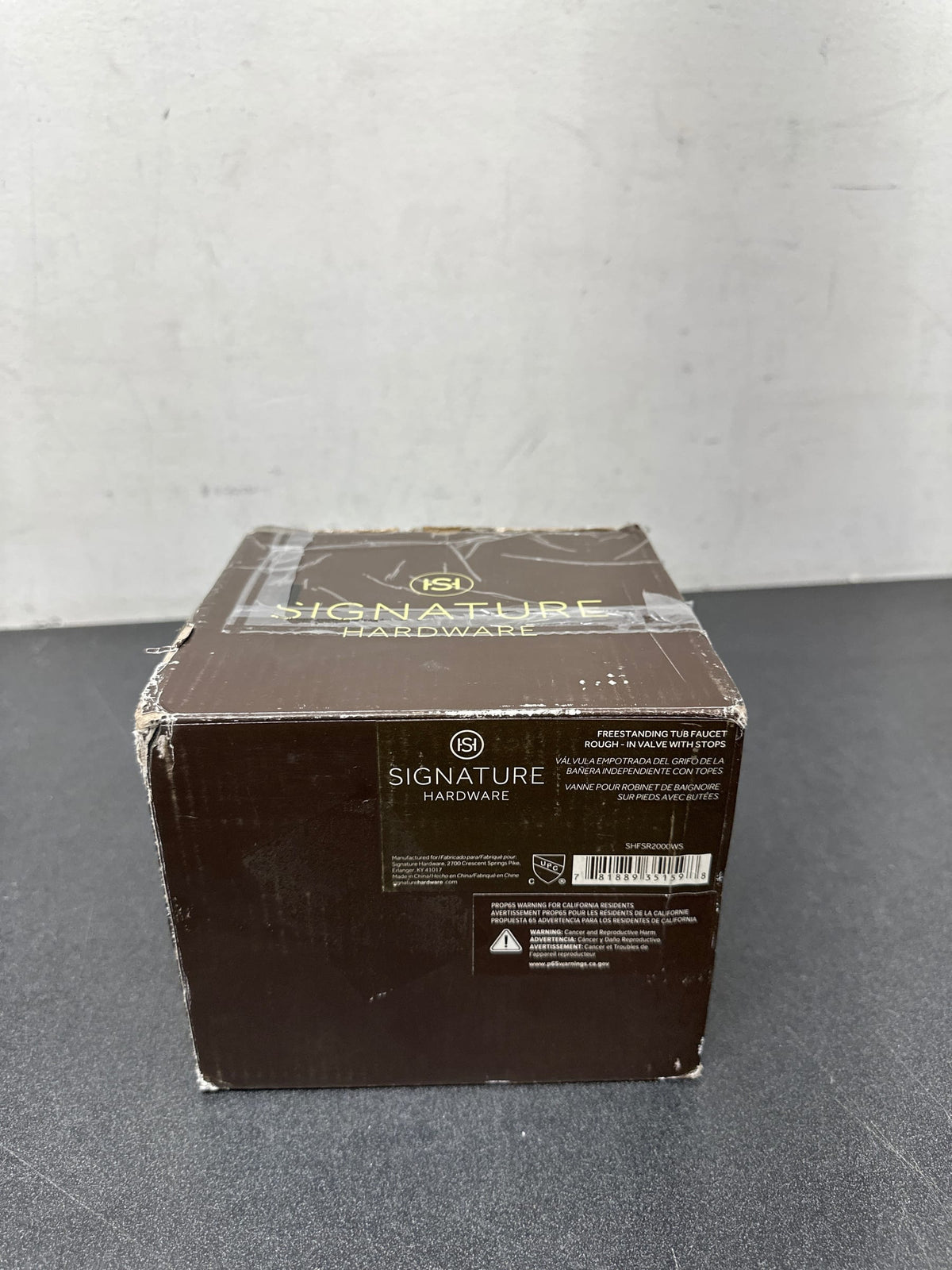 Signature Hardware 448006 Freestanding Tub Filler Rough-In Valve with Stops