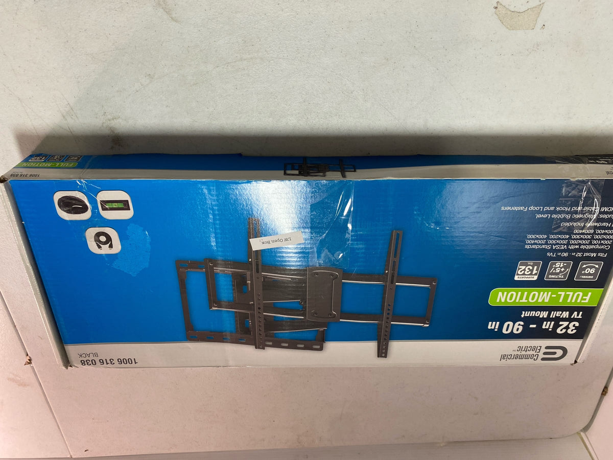 Commercial electric XD2616-L Full Motion Wall Mount for 32 in. to 90 in. TVs