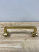 Signature Hardware 441747 Klein 4 Inch Center to Center Handle Cabinet Pull - Polished Brass