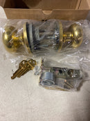 Kwikset Signature Series 740H3SMT 6AL/RCS Entry Knob, Polished Brass, Metal, K3, KW1 Keyway, 2 Grade