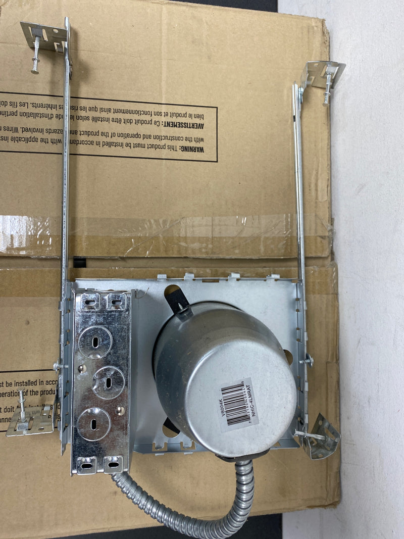 Nora Lighting NHIC-4LMRAT New Construction Housing for 4" Trims - IC Rated and Airtight, 16 Watts Max - N/A