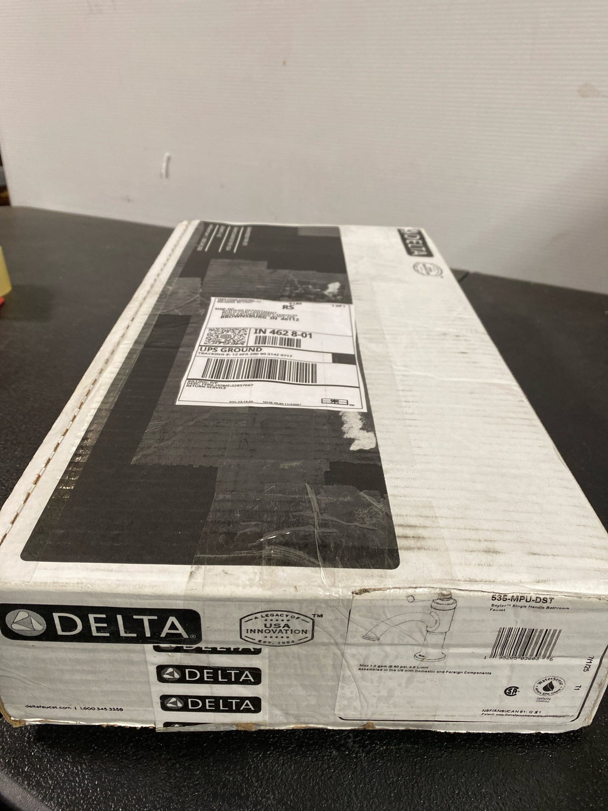 Delta 535-MPU-DST Saylor Single Handle Single Hole Bathroom Faucet in Polished Chrome