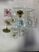 Baldwin 85360.FD Blakely Dummy Set Handleset with Egg Interior Knob, Non-Lacquered Brass