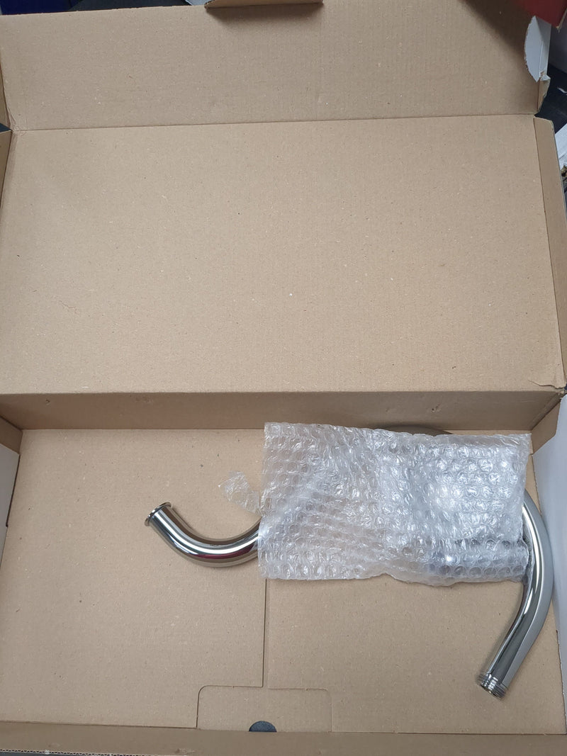 Rohl 1475/12APC Shower 12-1/16" Wall Mounted Shower Arm and Flange - Polished Chrome