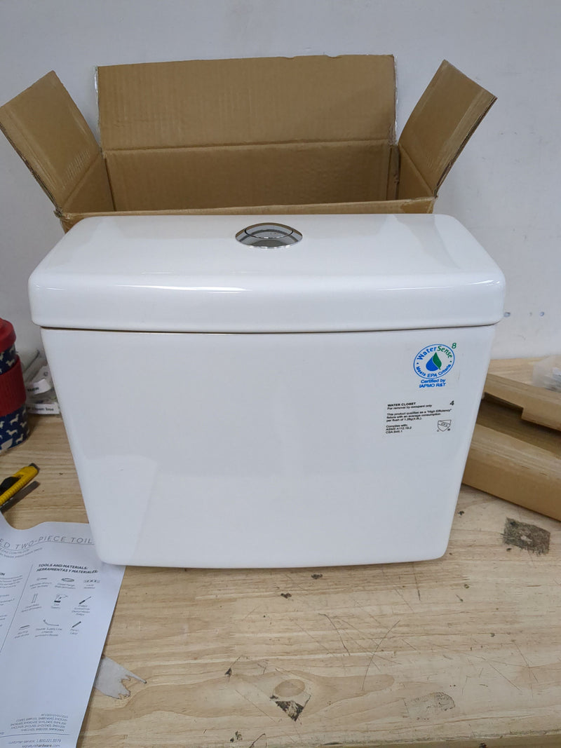 Signature Hardware 485619 Milazzo 1.28 GPF Toilet Tank Only - White