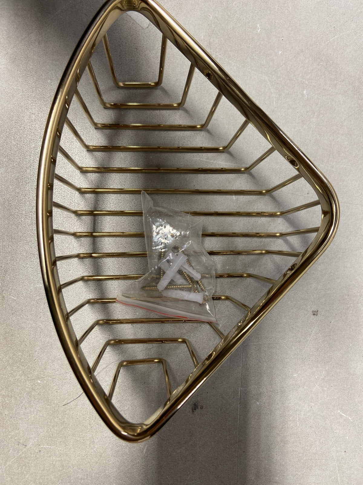 Kohler K-1896-AF Medium Shower Basket in Vibrant French Gold