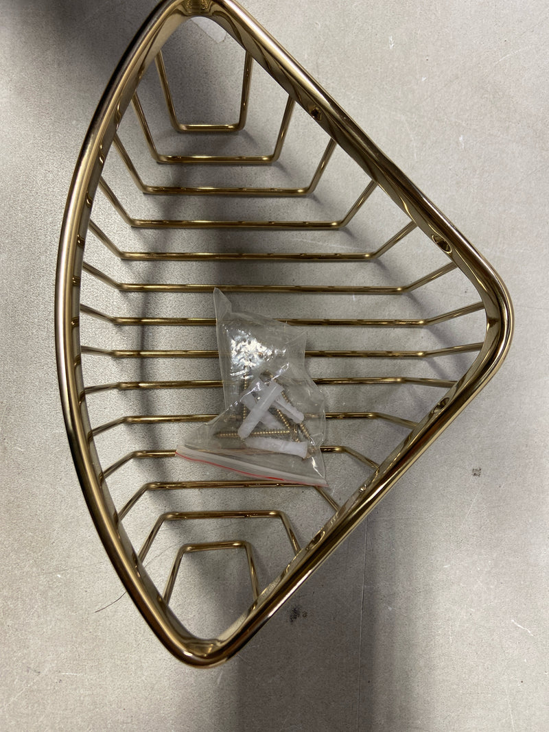 Kohler K-1896-AF Medium Shower Basket in Vibrant French Gold