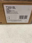 Moen T2691BL Voss 1-Handle Wall Mount Valve Handle in Matte Black (Valve Not Included)