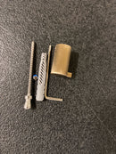 hansgrohe AddStoris S Modern Single Hook in Brushed Bronze, 41762140