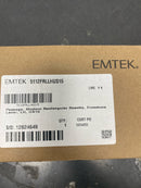 Emtek 5112FRLUS15LH Freestone Left Handed Passage Door Lever Set with Modern Rectangular Rose from the Urban Modern Collection - Satin Nickel