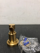 Signature Hardware 476967 Greyfield Single Robe Hook - Brushed Gold
