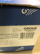 Grohe 07551GN0 Universal 6-7/16" Escutcheon Platewith StarLight Technology - Brushed Cool Sunrise