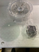 Minka Lavery 4107-84 Parsons Studio Semi-Flush, 3-Light, 180 Total Watts, 15-in H x 10-in W, Brushed Nickel