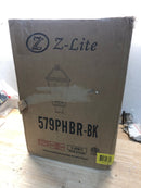 3 Light Outdoor Post Mount Lantern In Traditional Style 10 Inches Wide By 20.5 Inches High-Black Finish Z-Lite 579Phbr-Bk