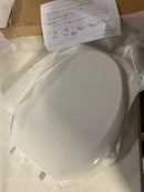 Signature Hardware SHTSEC2000WH EZ Close Solid Plastic Elongated Bowl Toilet Seat - White