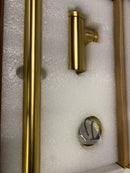 Kohler K-9033-2MB Contemporary Round P Trap 1-1/4" x 1-1/4" Bottle Trap - Vibrant Brushed Moderne Brass