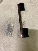 Amerock BP37270MBRG Claremont 6-5/16 Inch Center to Center Bar Cabinet Pull - Matte Black / Rose Gold