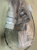 MOUNTAIN PLUMBING BWO40S22P2/PVD New PVC W/Swivel Ball Joint for Schedule 40 Pipe with Parts, 1 1/2", Brass