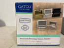 Gatco 751 Recessed Pivoting Toilet Paper Holder - Satin Nickel