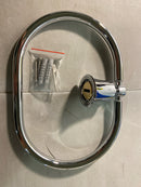 Signature Hardware 433260 Cooper 7-1/2" Wall-Mounted Towel Ring - Chrome