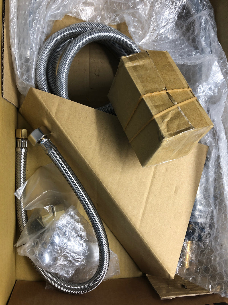 Kingston Brass KS3811PLBS Restoration 1.8 GPM Widespread Kitchen Faucet - Includes Side Spray - Polished Chrome